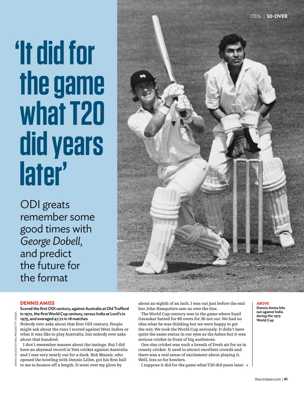 The Cricketer Magazine Preview Pages