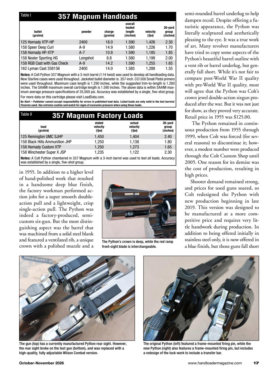 Handloader  Preview Pages