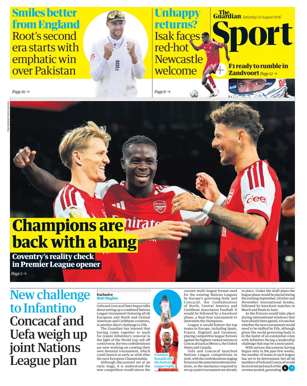 The Guardian Newspaper Preview Pages