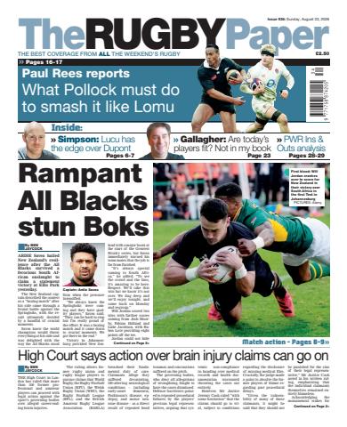 The Rugby Paper issue 23-Aug-2026