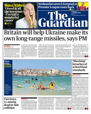 The Guardian Newspaper issue Monday, 24 August 2026