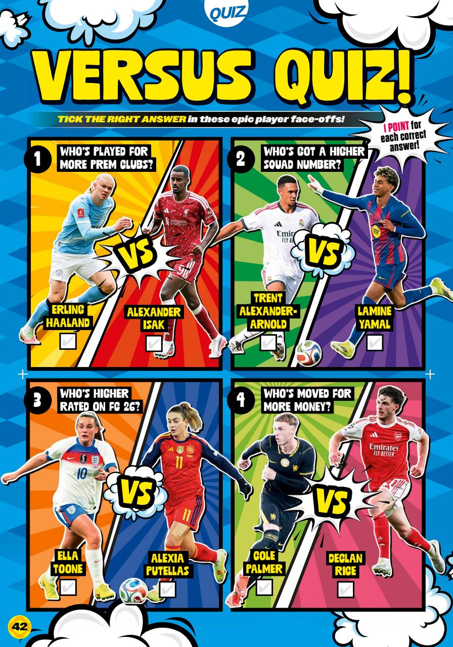 Match of the Day Preview Pages