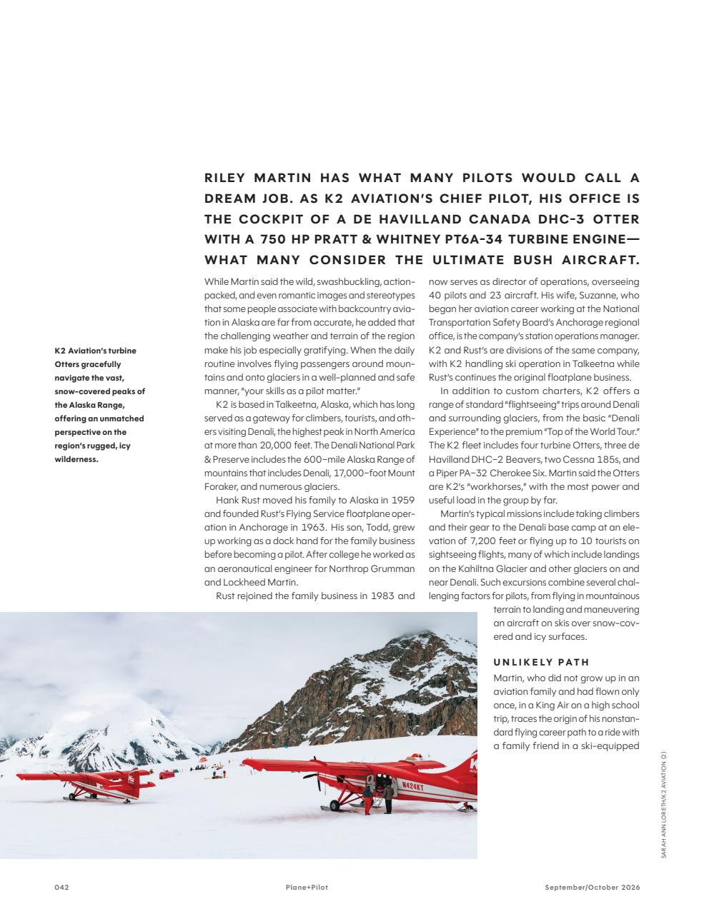 Plane & Pilot Preview Pages