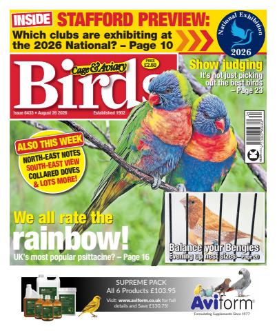 Cage & Aviary Birds issue 26th August 2026