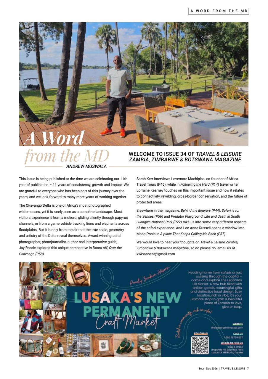 Travel & Leisure Zambia & Zimbabwe Preview Pages