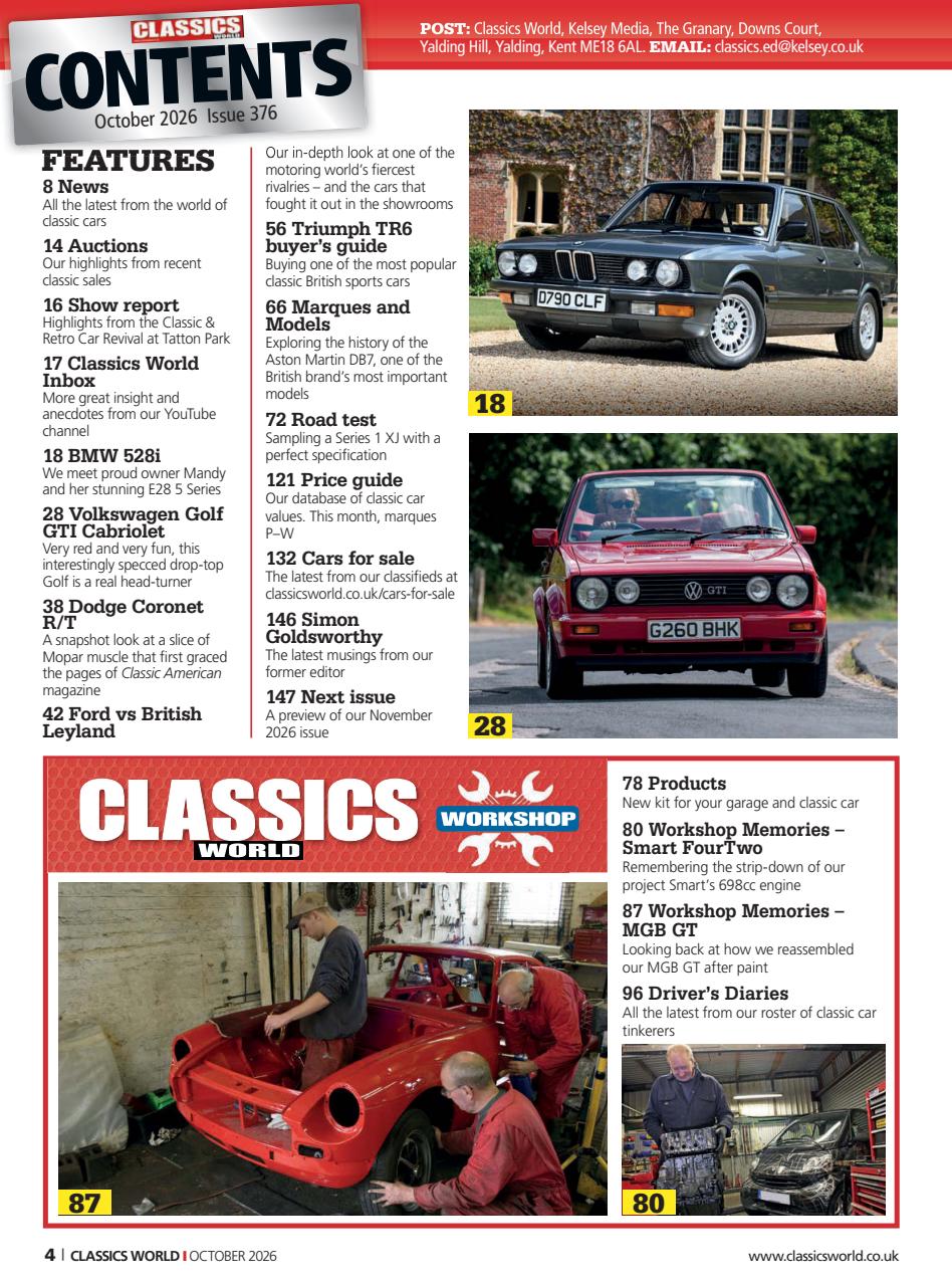 Classics World Preview Pages