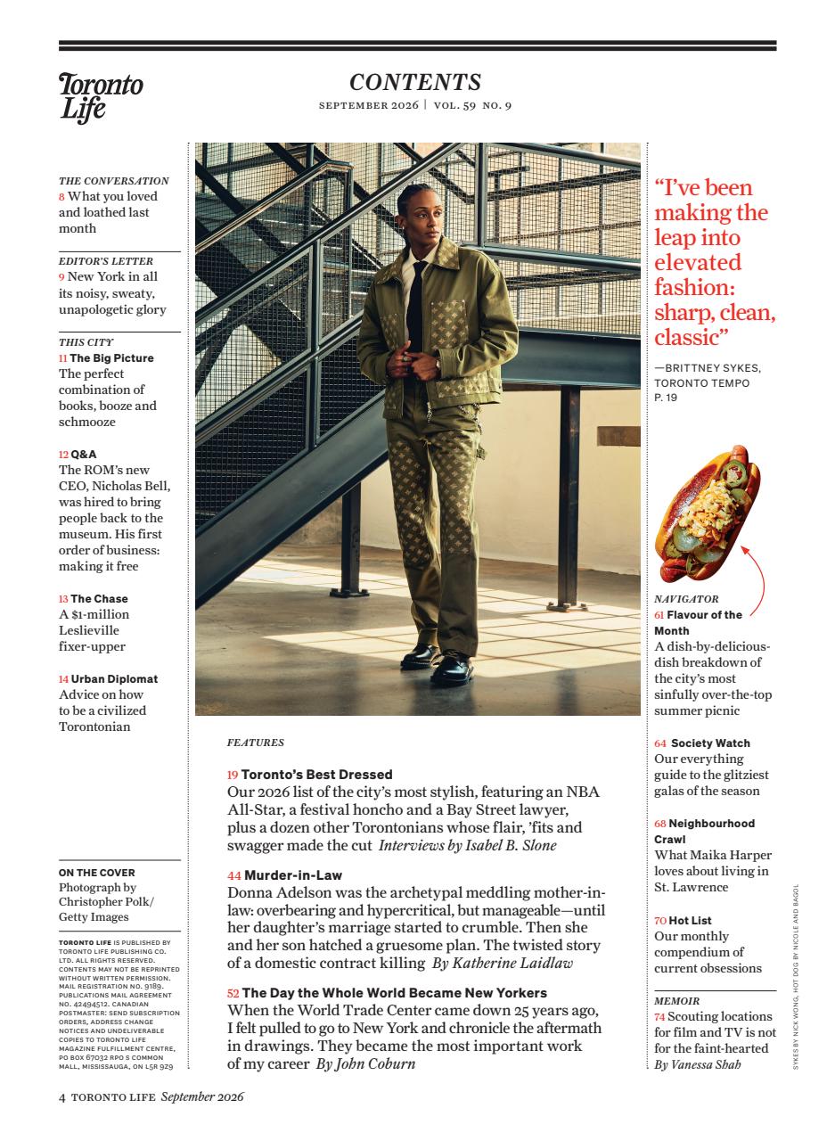 Toronto Life Preview Pages