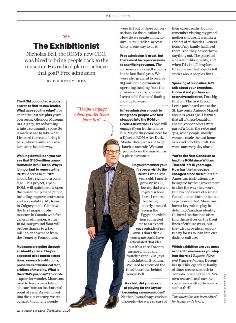 Toronto Life Preview Pages