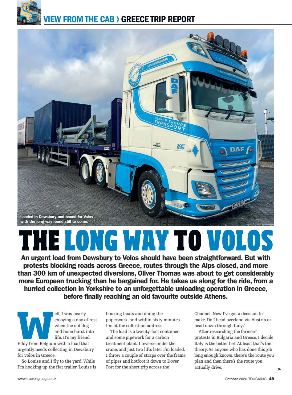 Trucking Magazine Preview Pages