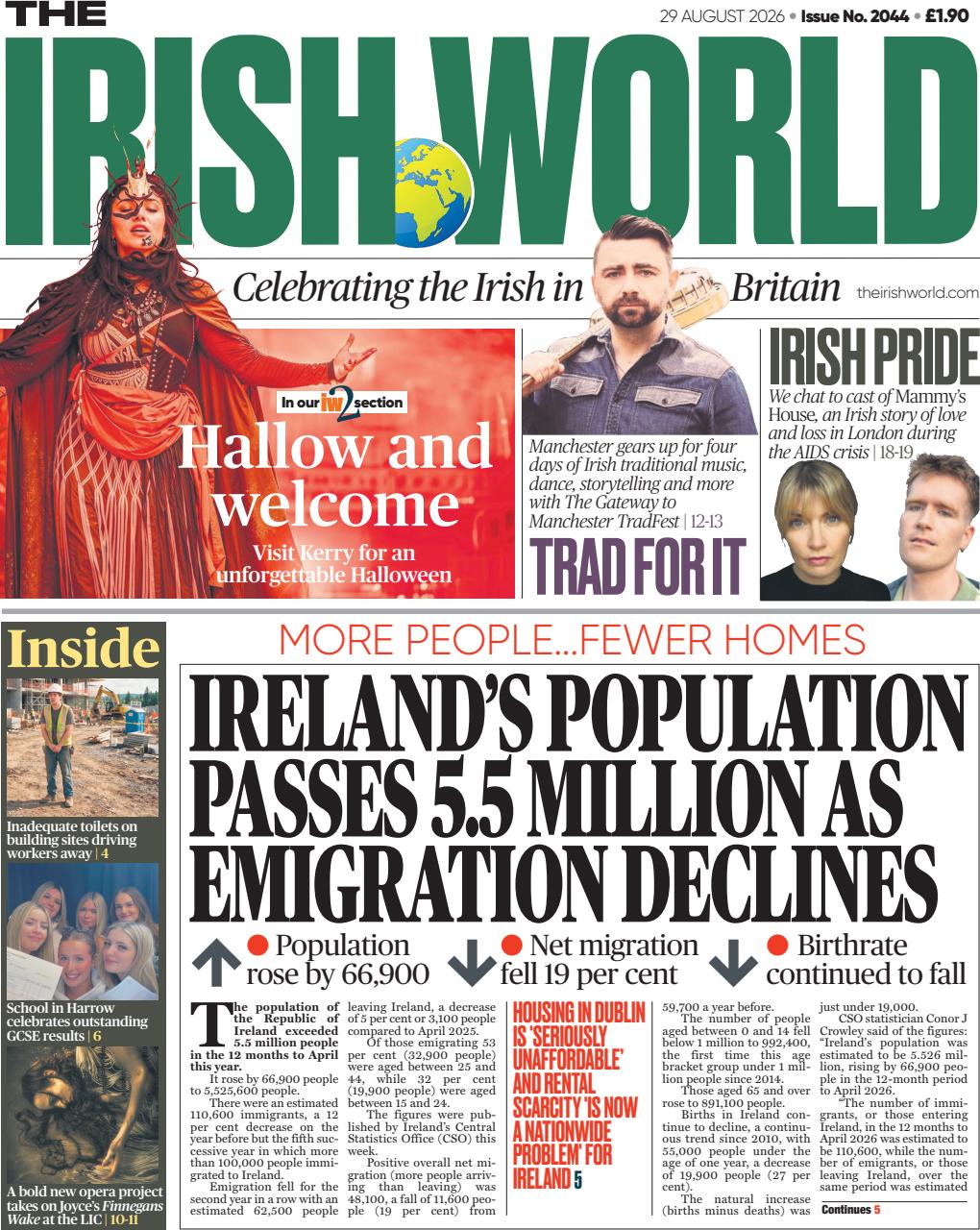 Irish World Preview Pages