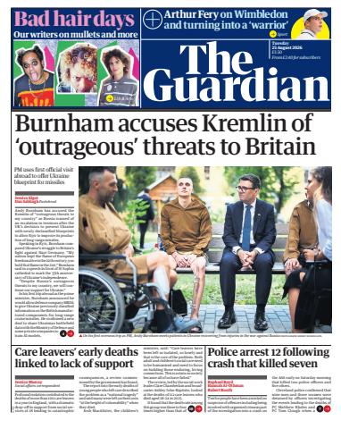 The Guardian Newspaper issue Tuesday, 25 August 2026