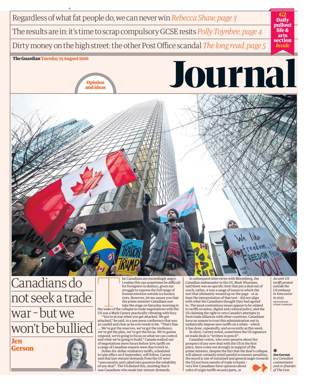 The Guardian Newspaper Preview Pages