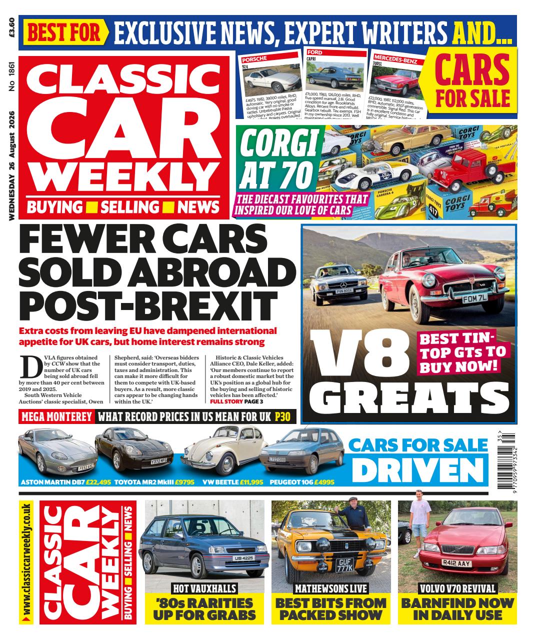 Classic Car Weekly Preview Pages