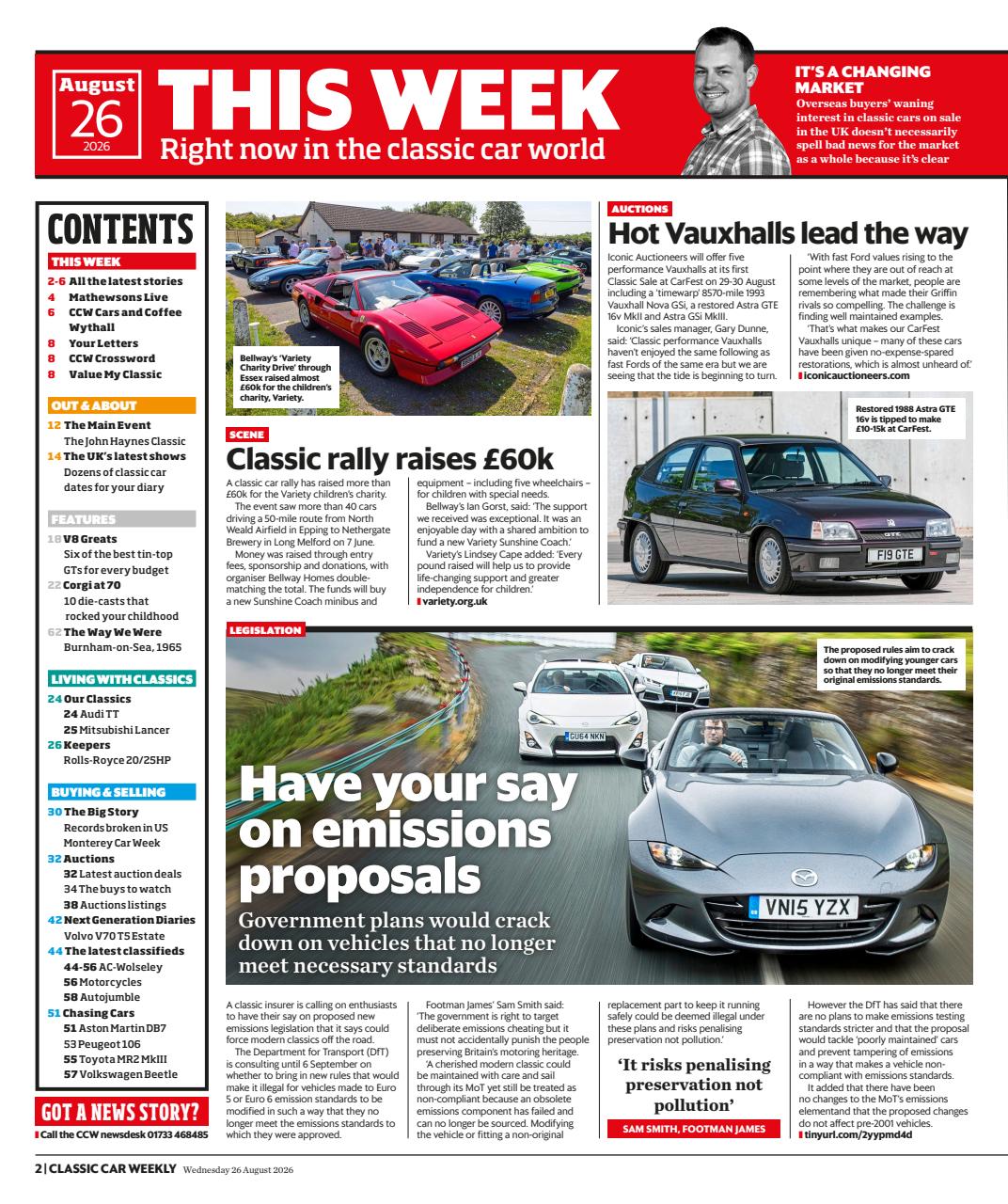 Classic Car Weekly Preview Pages