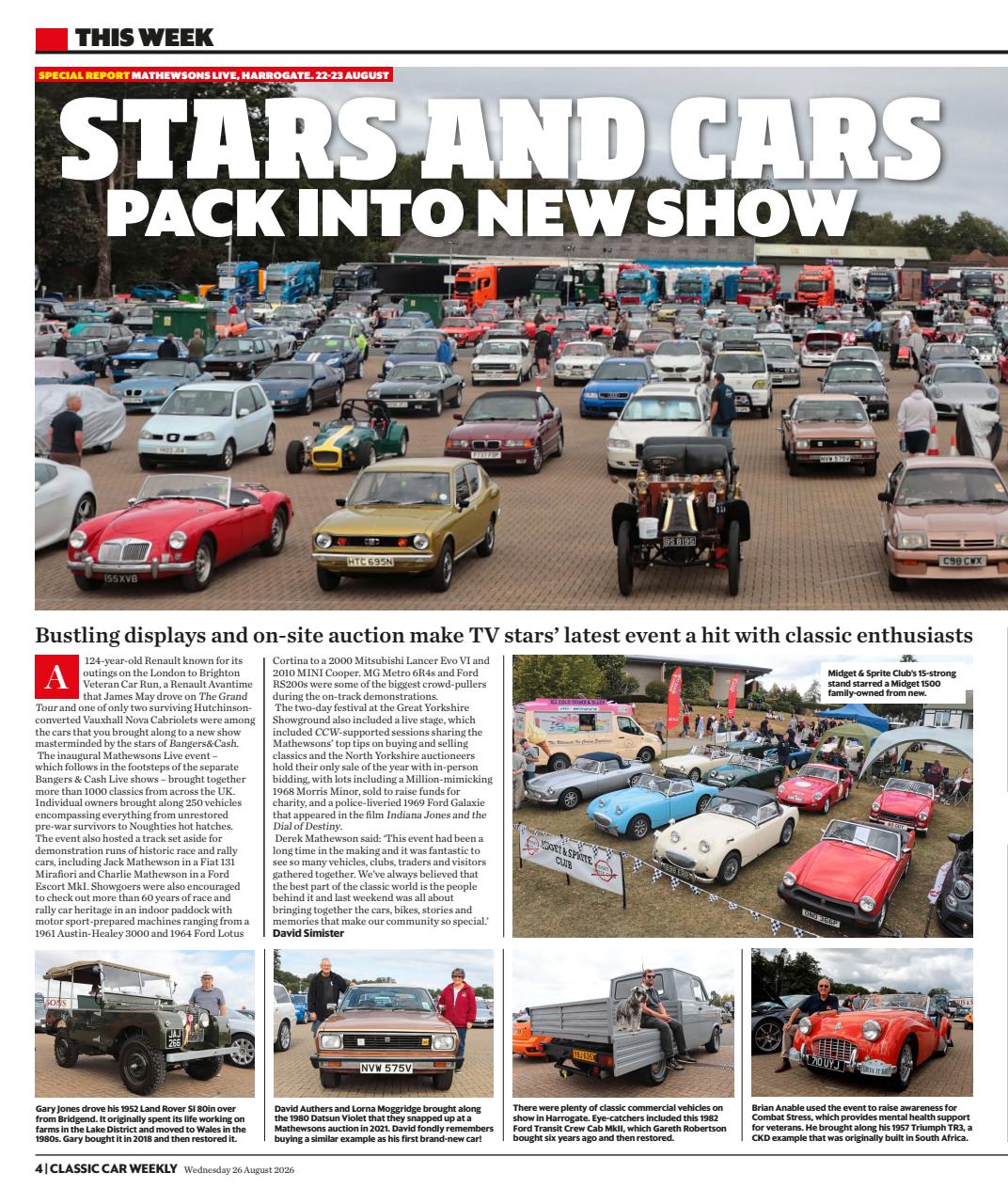 Classic Car Weekly Preview Pages