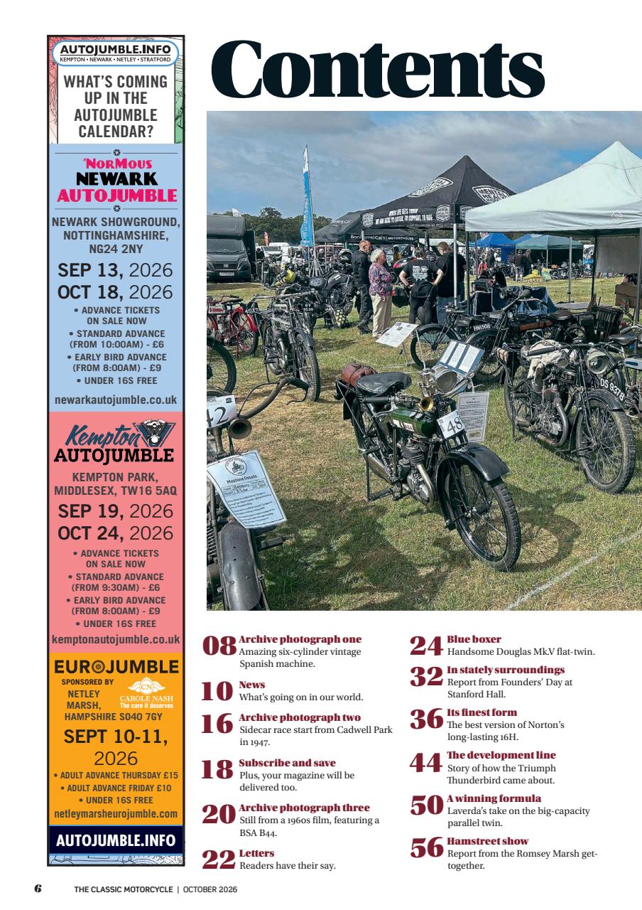 The Classic MotorCycle Preview Pages
