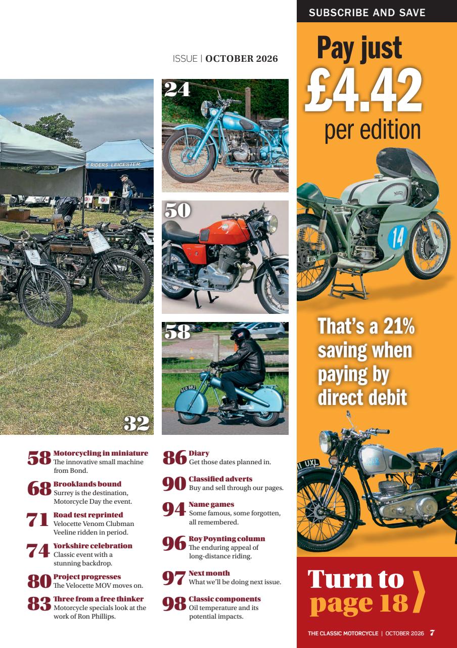 The Classic MotorCycle Preview Pages