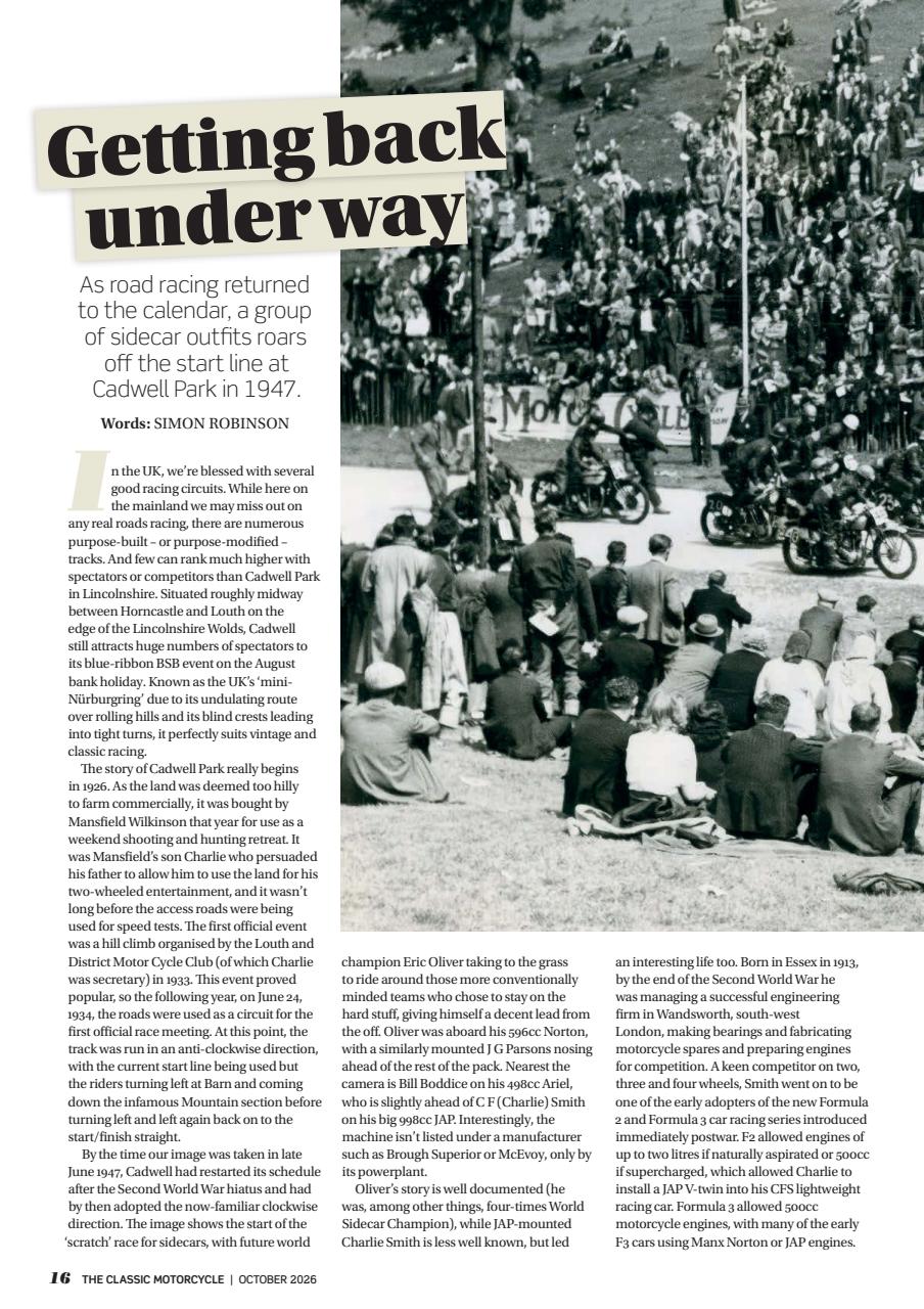 The Classic MotorCycle Preview Pages