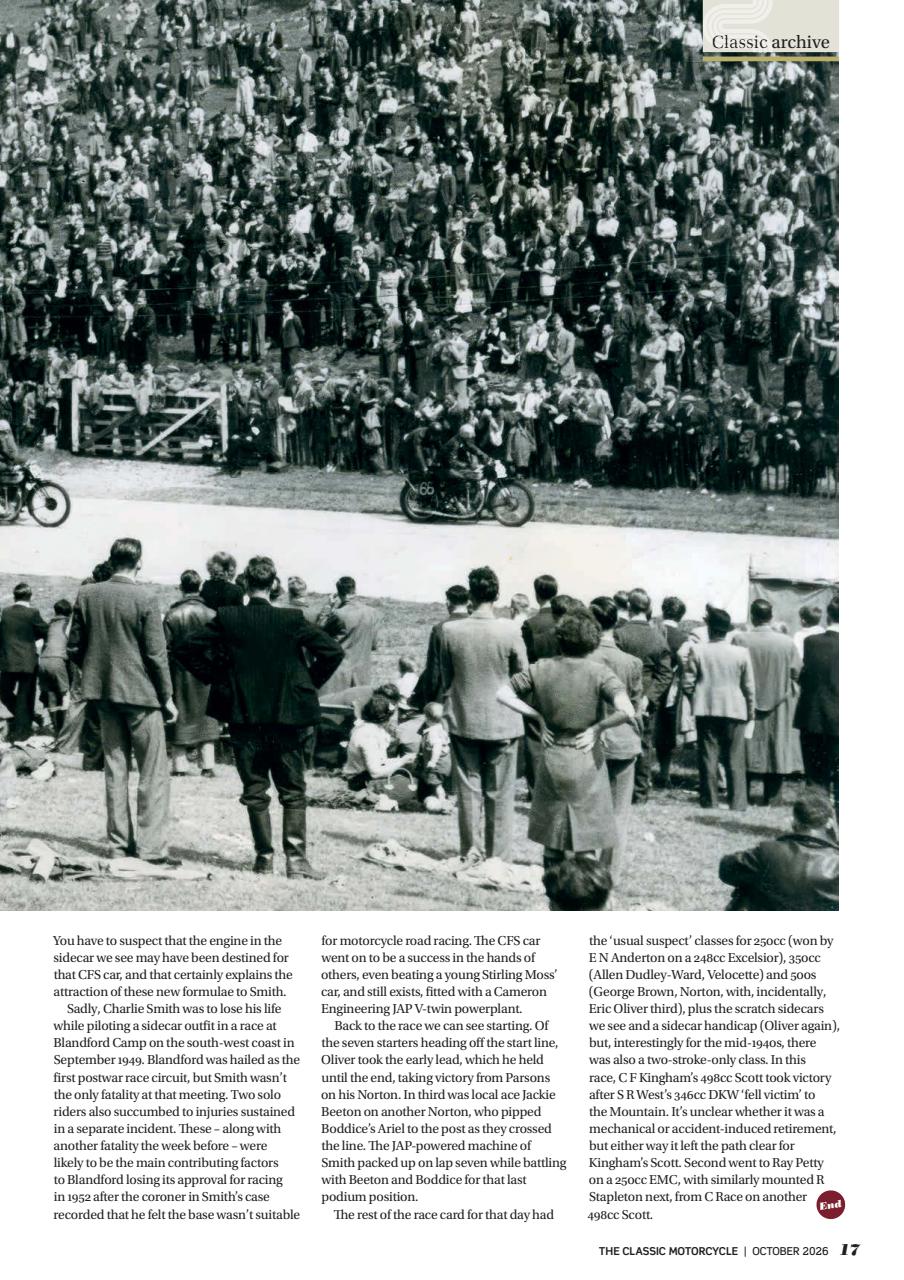 The Classic MotorCycle Preview Pages
