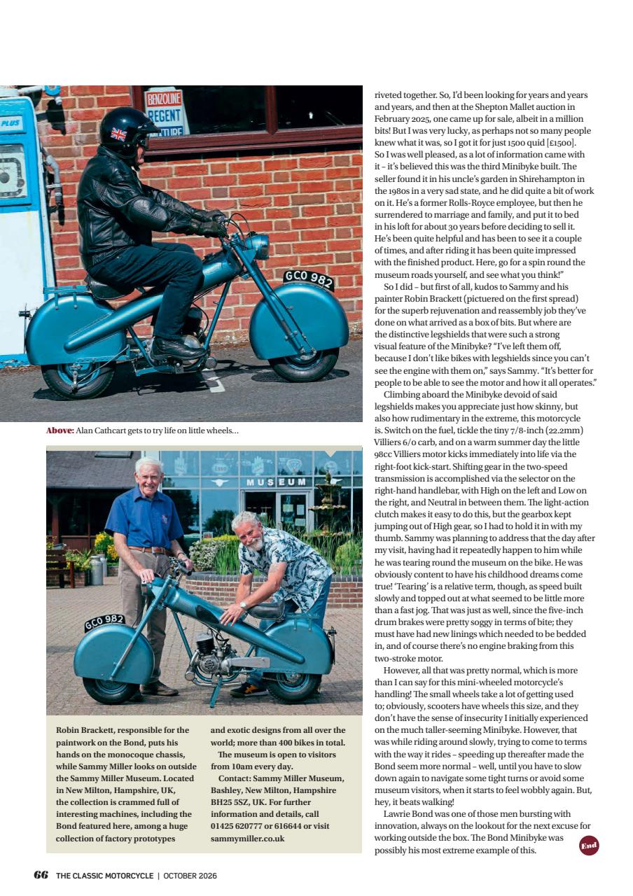 The Classic MotorCycle Preview Pages