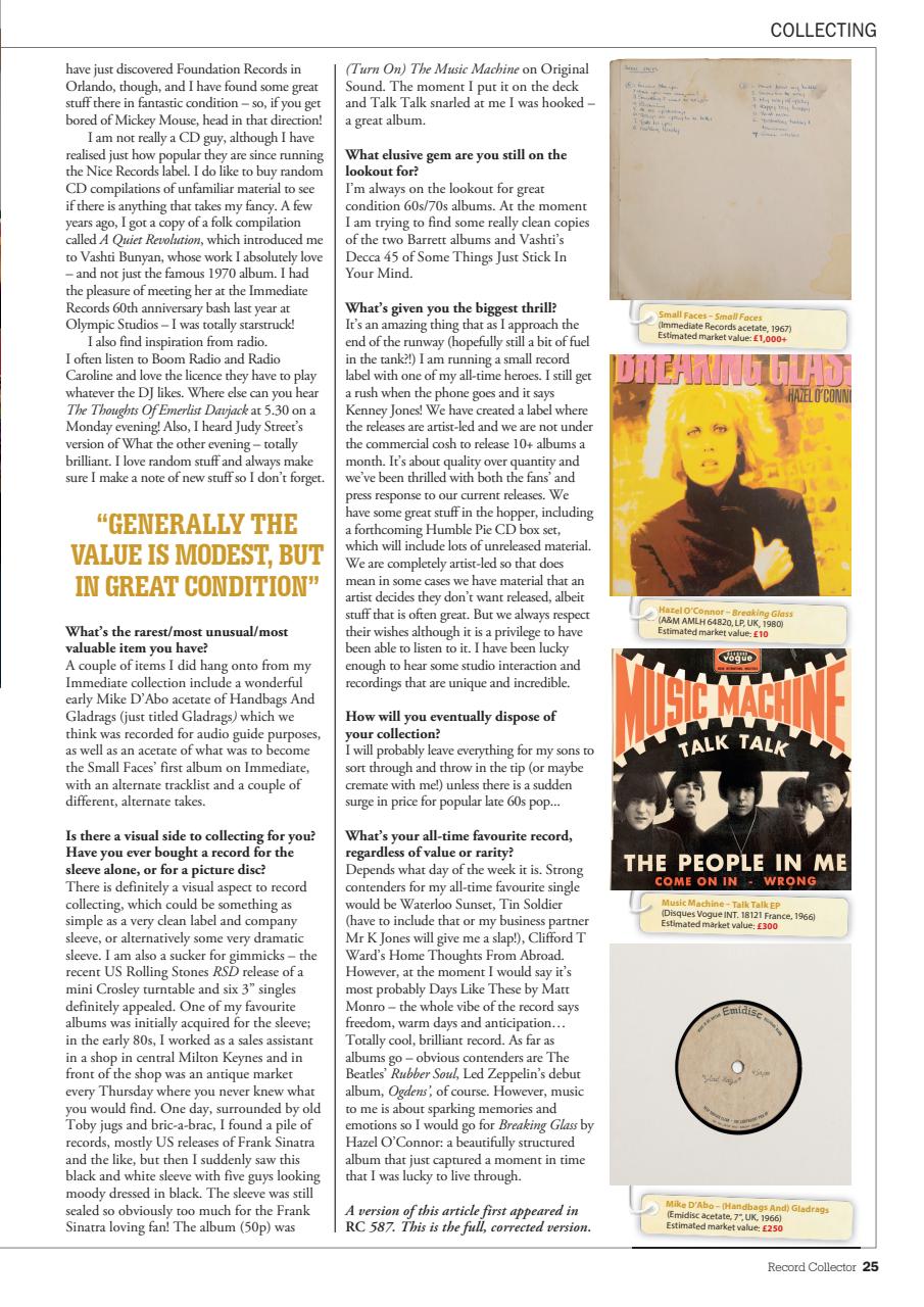 Record Collector Preview Pages