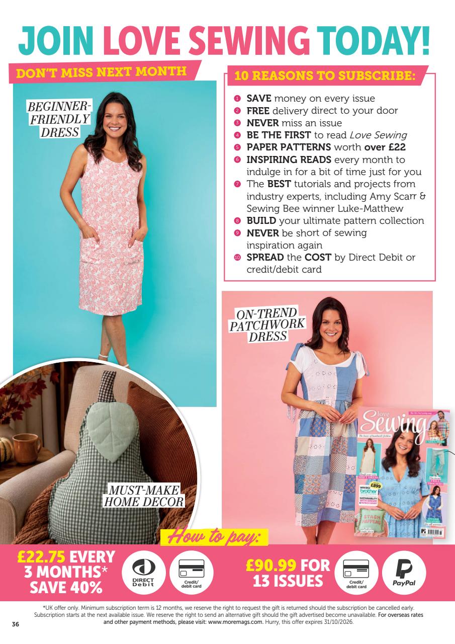 Love Sewing Preview Pages