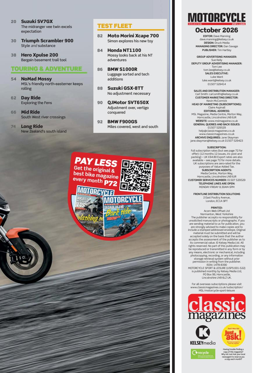 Motorcycle Sport & Leisure Preview Pages