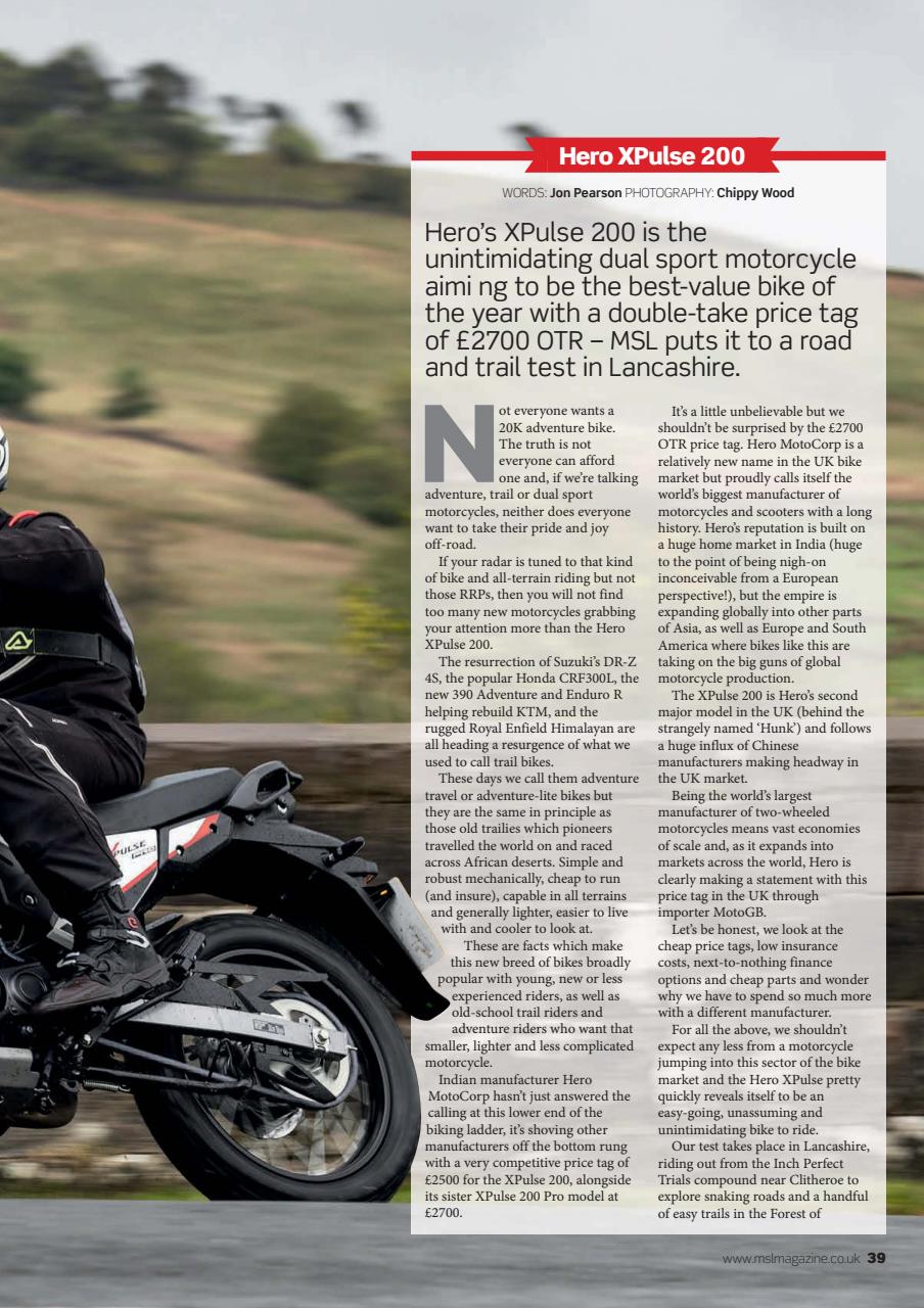 Motorcycle Sport & Leisure Preview Pages