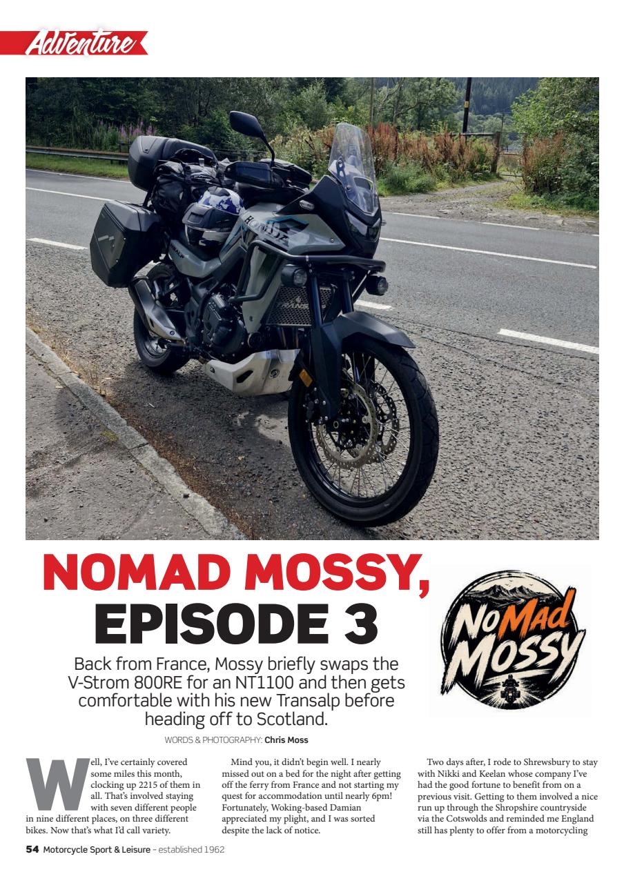 Motorcycle Sport & Leisure Preview Pages