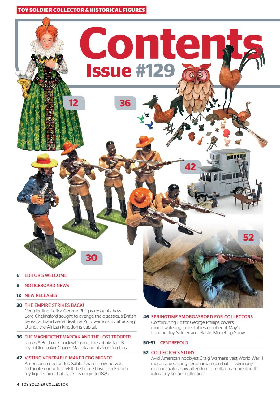 Toy Soldier Collector and Historical Figures Preview Pages