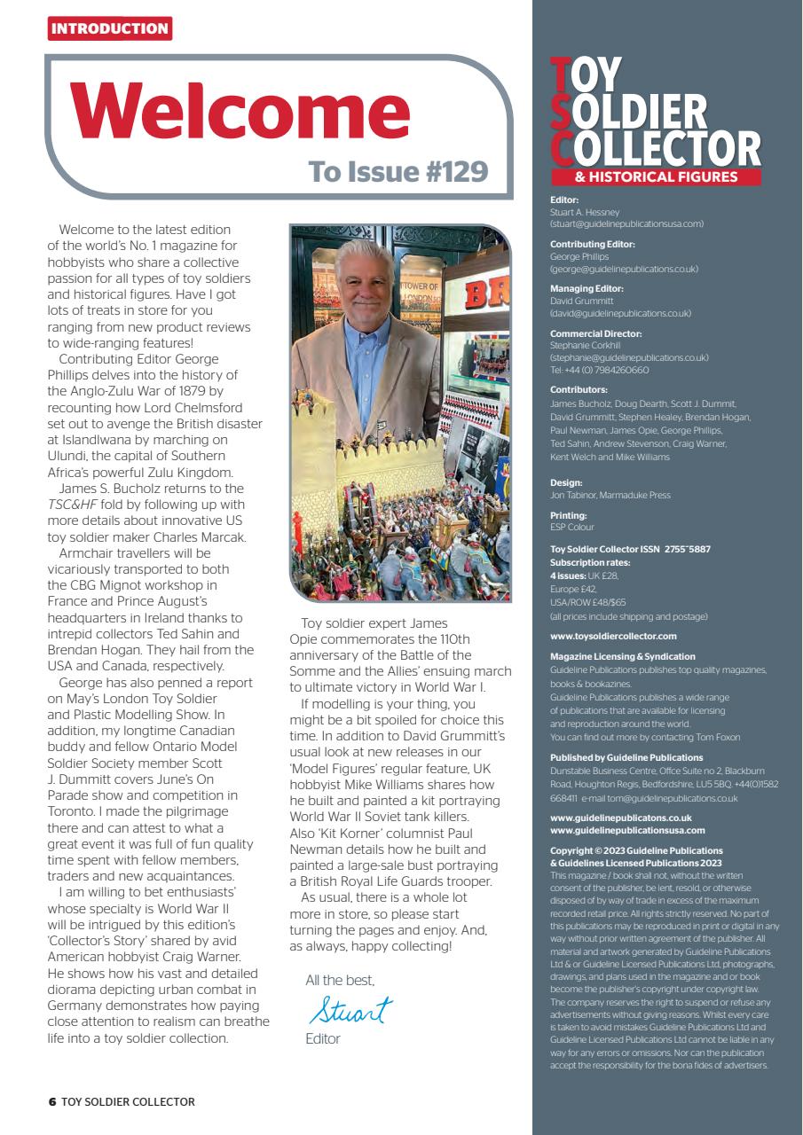 Toy Soldier Collector and Historical Figures Preview Pages