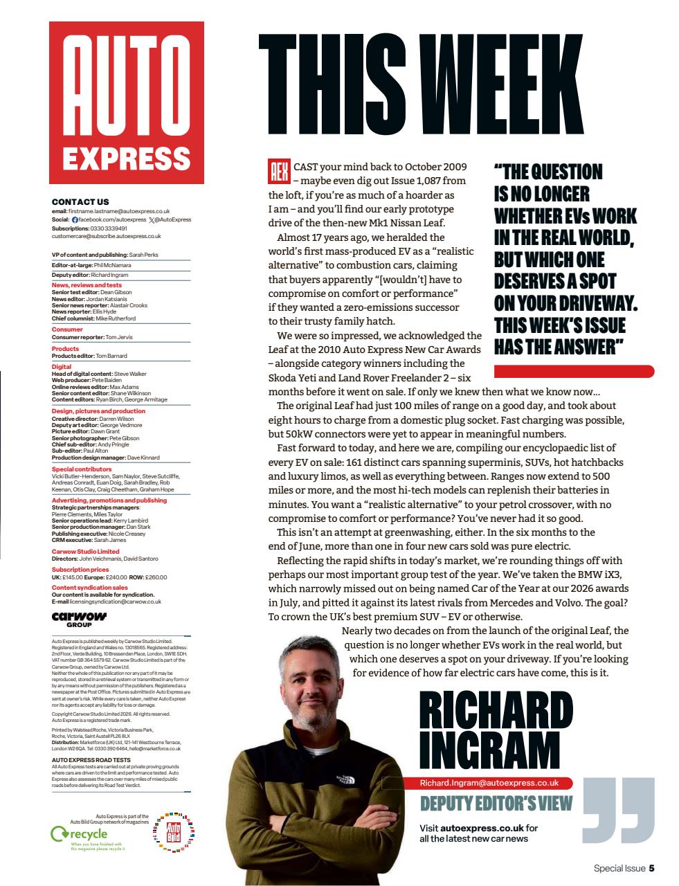 Auto Express Preview Pages