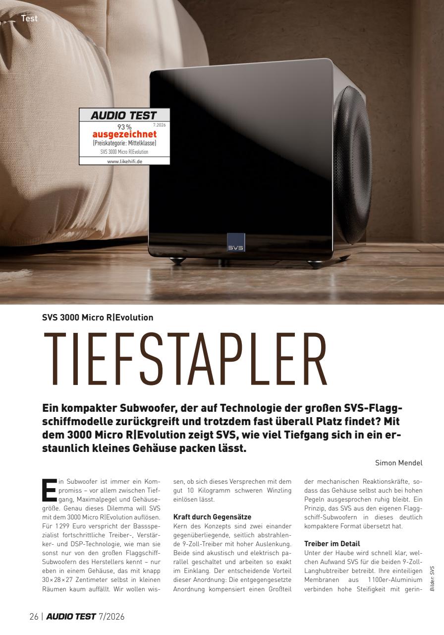 Audio Test Preview Pages