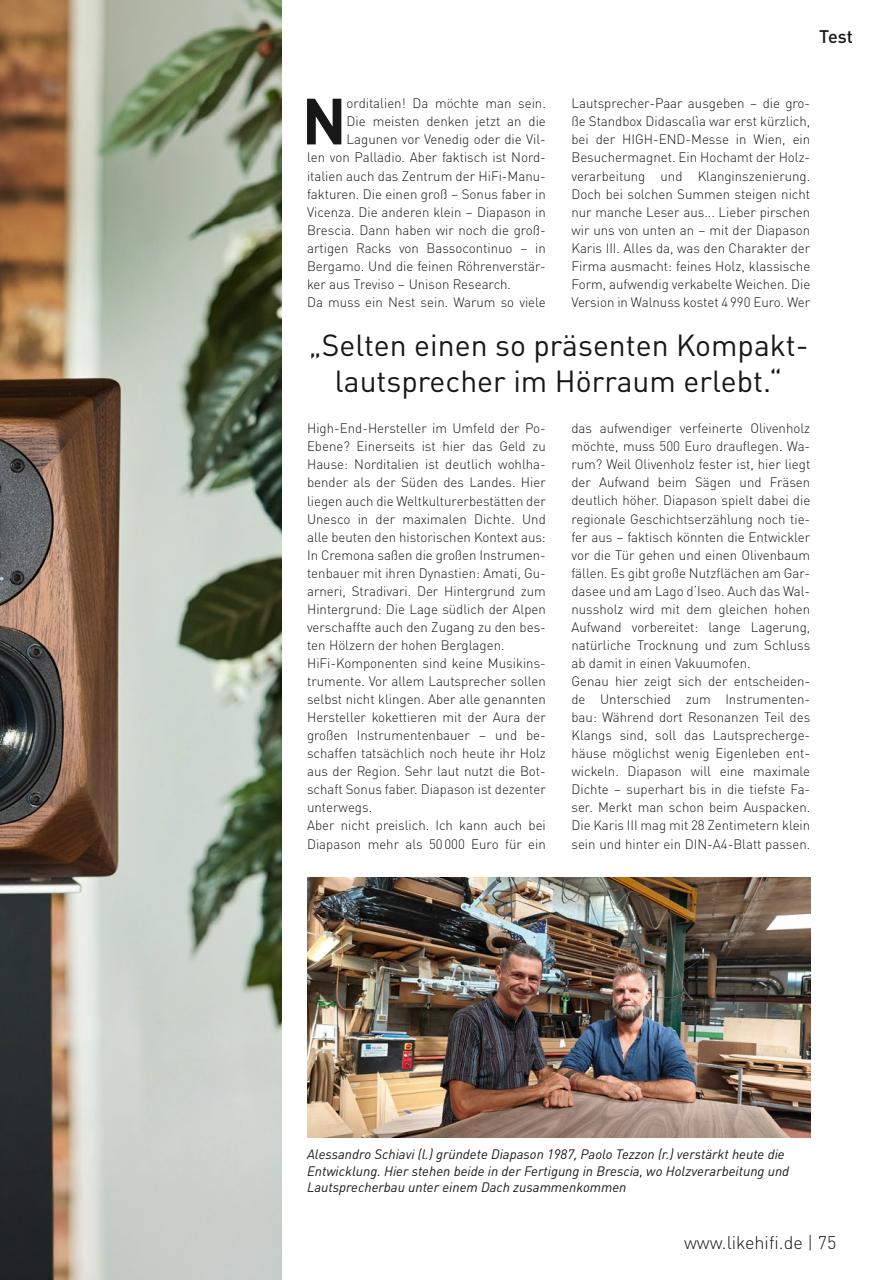 Audio Test Preview Pages