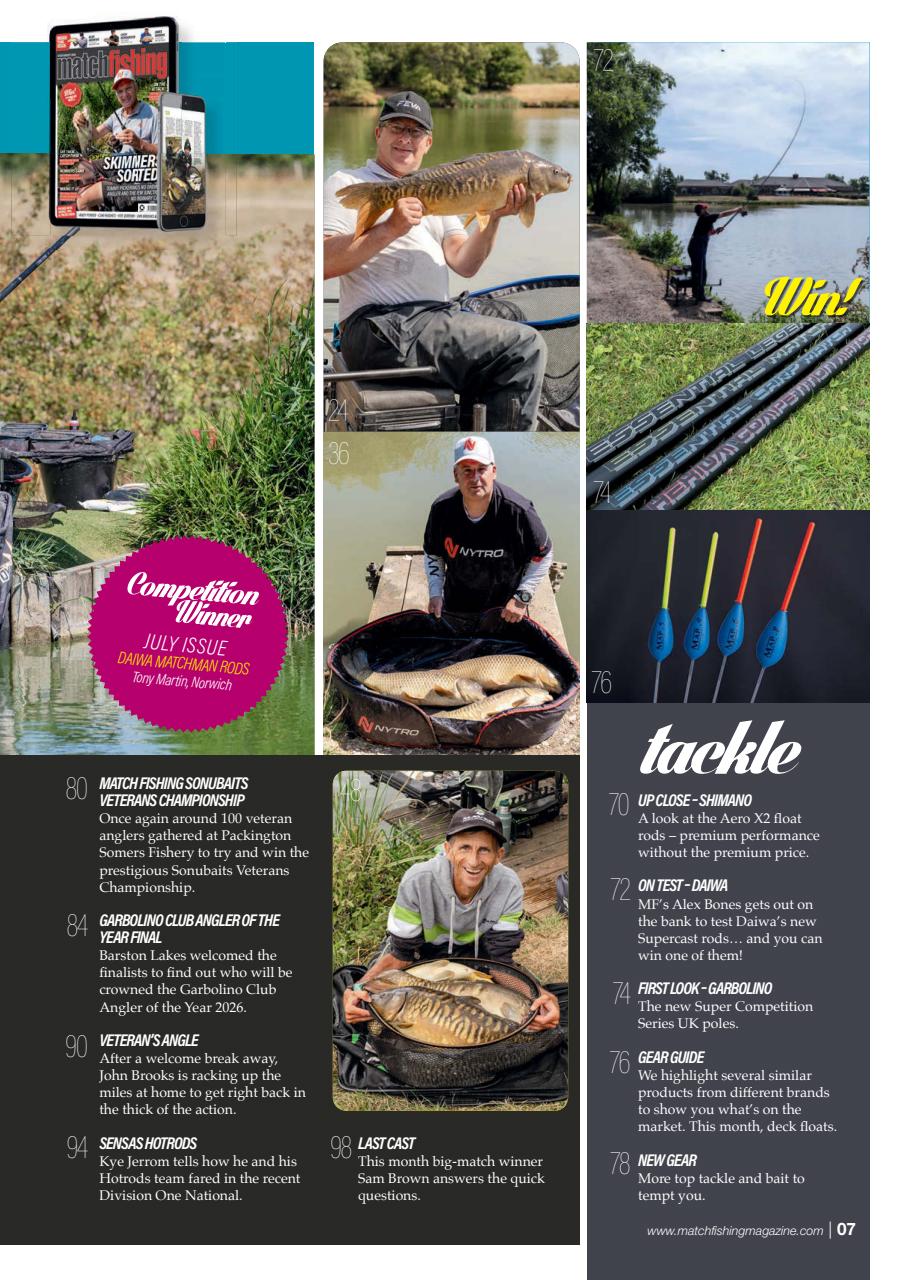 Match Fishing Preview Pages
