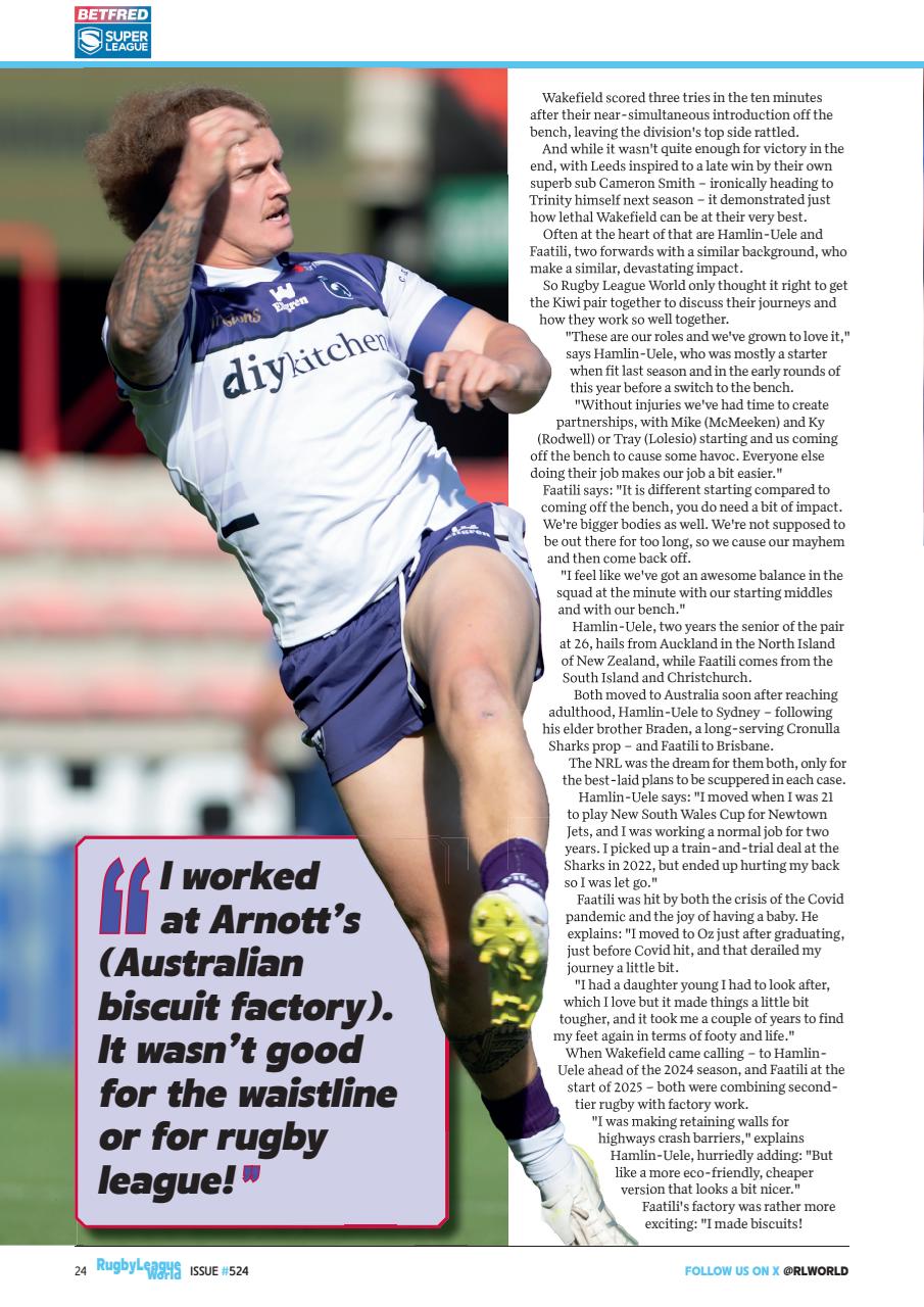 Rugby League World Preview Pages