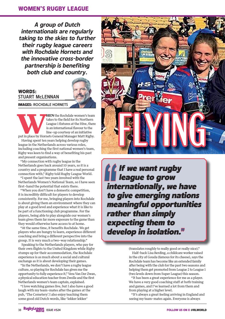 Rugby League World Preview Pages