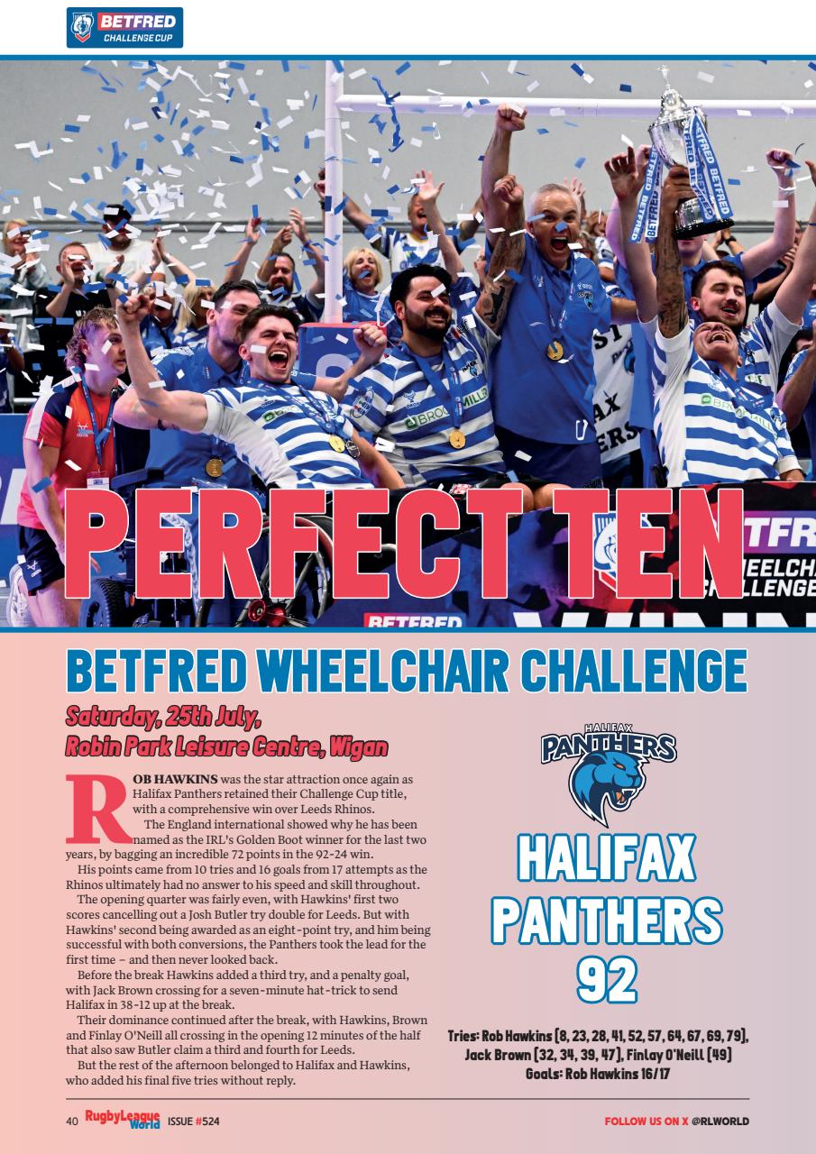 Rugby League World Preview Pages