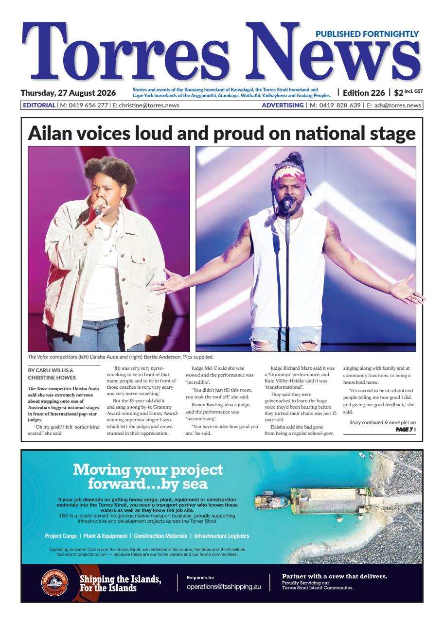 Torres News Preview Pages