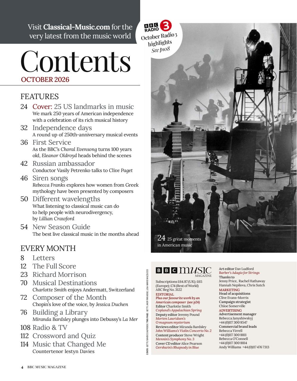 BBC Music Magazine Preview Pages
