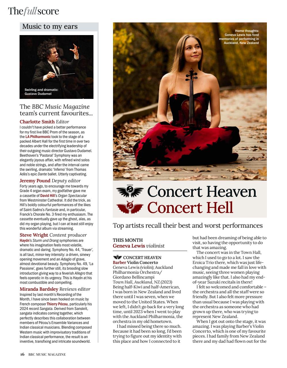 BBC Music Magazine Preview Pages