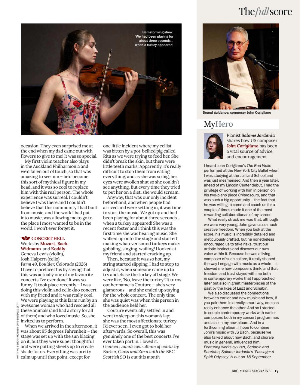 BBC Music Magazine Preview Pages