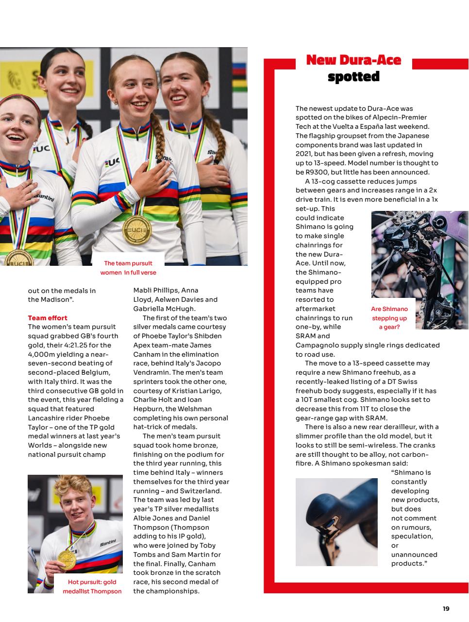 Cycling Weekly Preview Pages