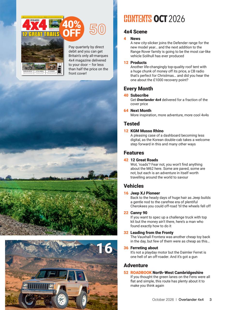Overlander 4X4 Preview Pages