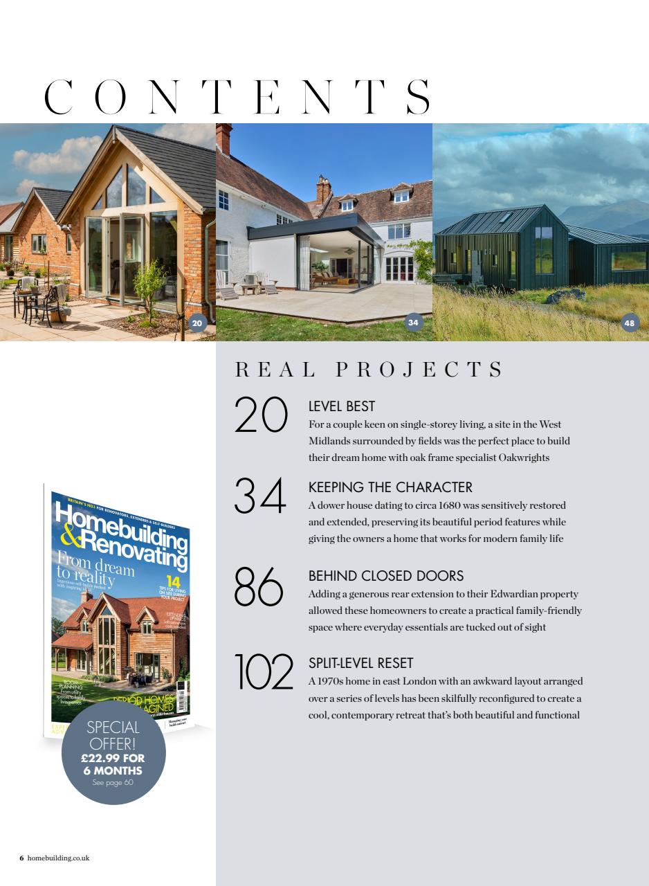 Homebuilding & Renovating Magazine Preview Pages