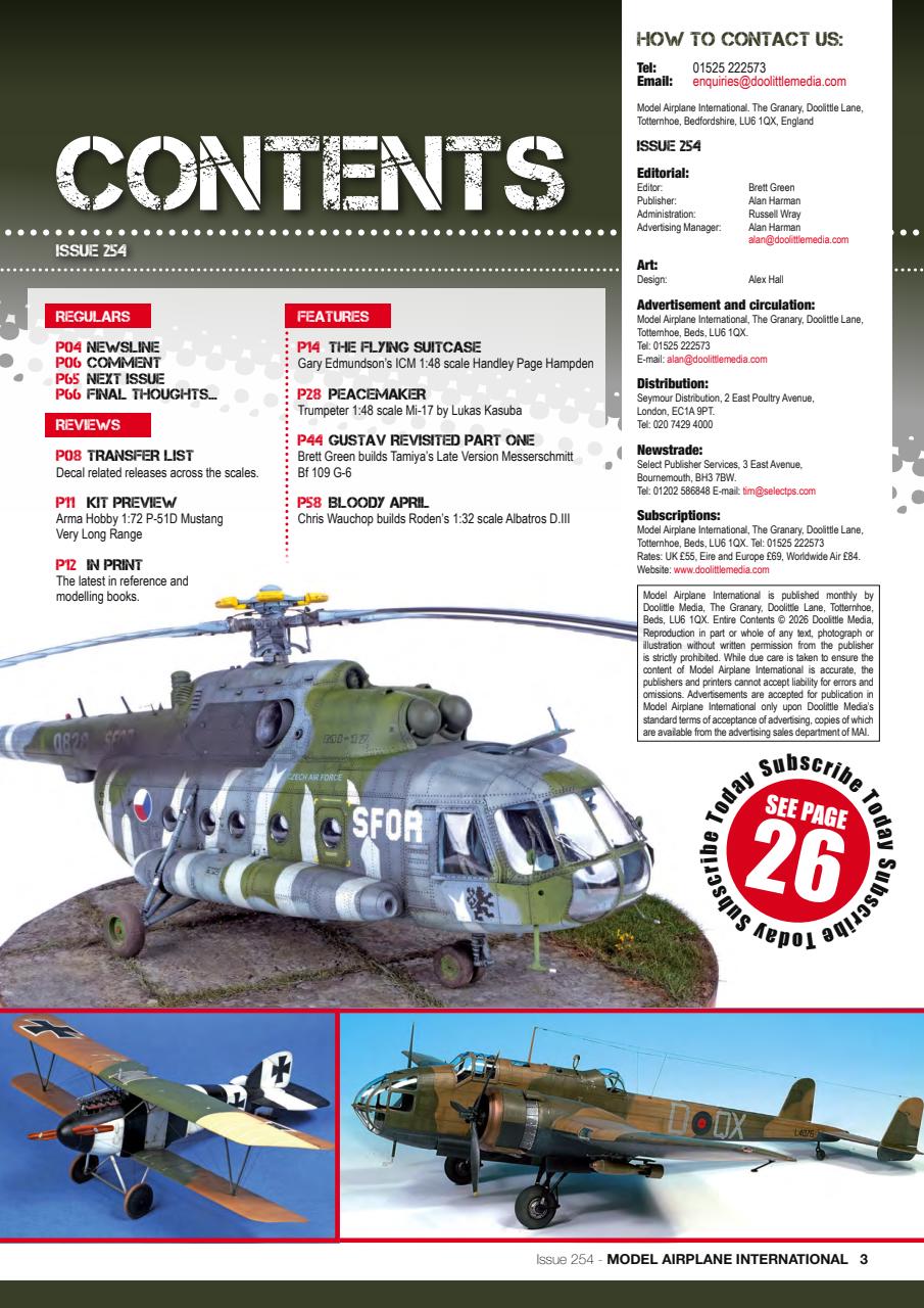 Model Airplane International Preview Pages