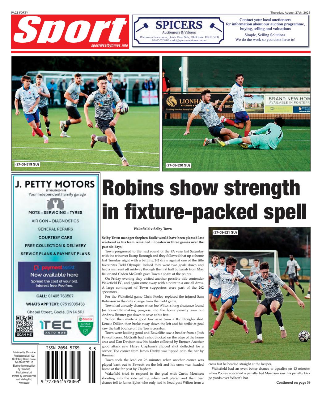 Selby Times Preview Pages