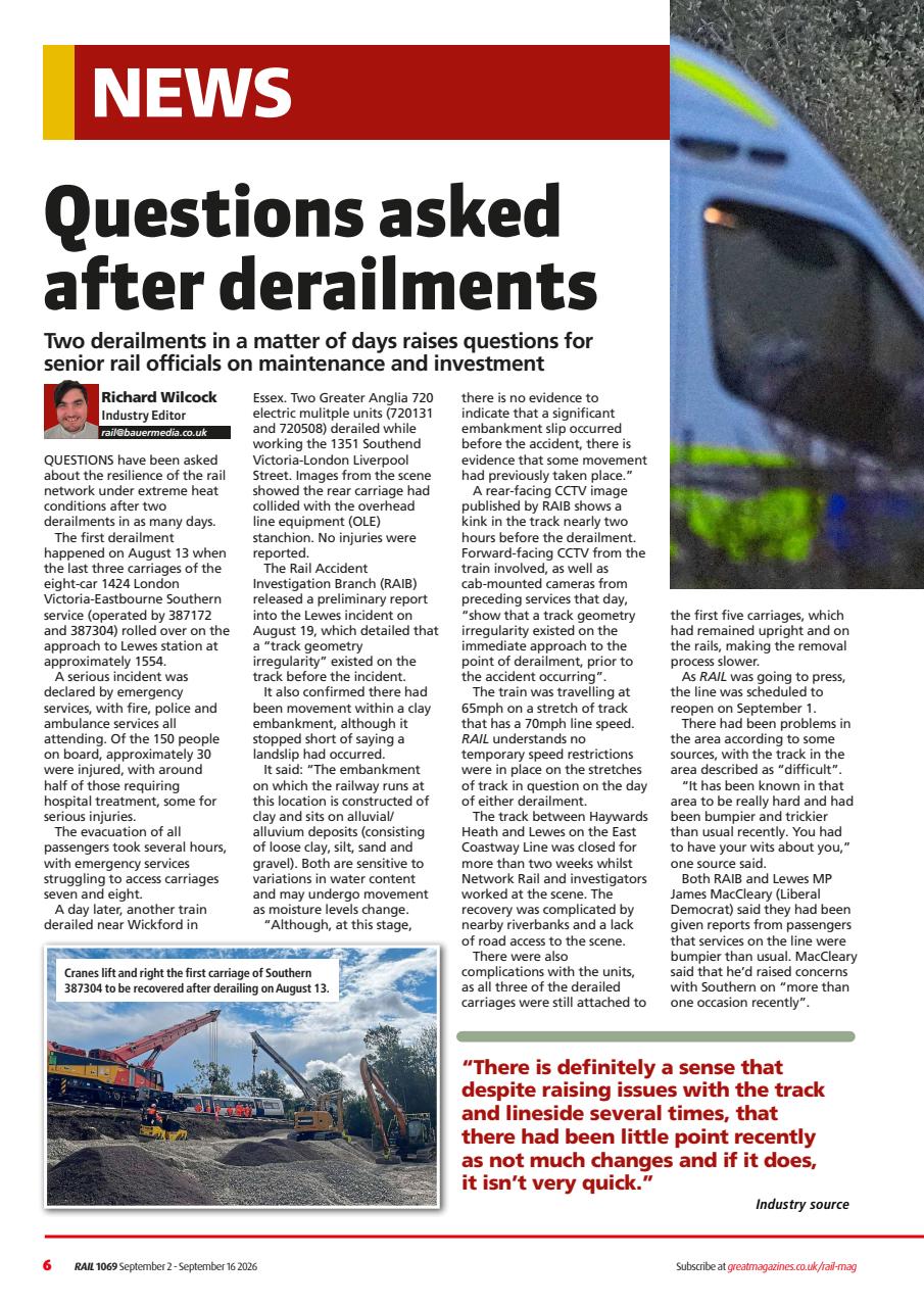 Rail Preview Pages