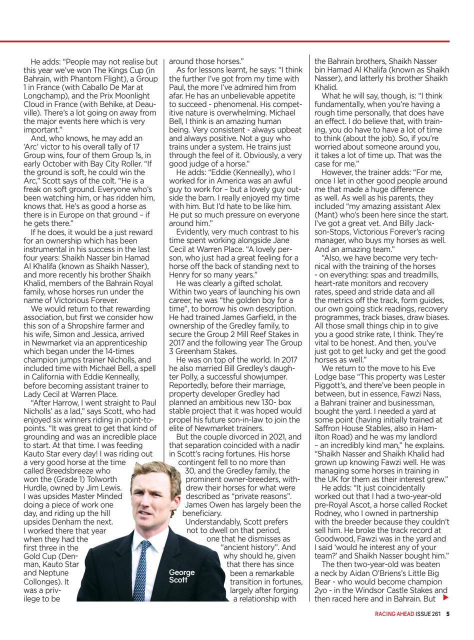 Racing Ahead Preview Pages