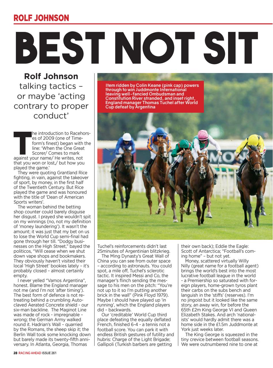 Racing Ahead Preview Pages